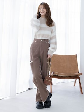 clear(クリア)さん（レディース・161cm）の秋コーディネート