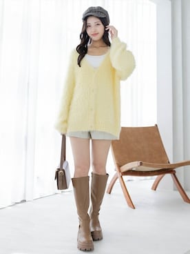 「clear（クリア）のアイテム（帽子）」を使った、clear(クリア)さん（レディース・162cm）の秋コーディネート