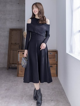 clear(クリア)さん（レディース・161cm）の冬コーディネート