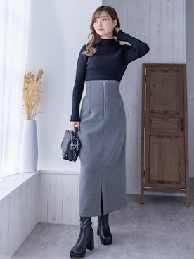 clear(クリア)さん(レディース・160cm)の冬コーディネート