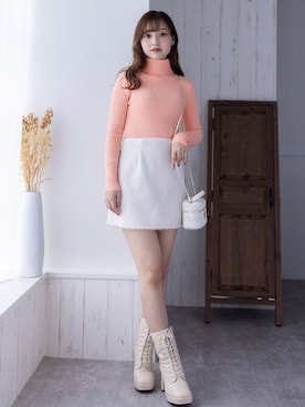 clear(クリア)さん（レディース・158cm）の冬コーディネート