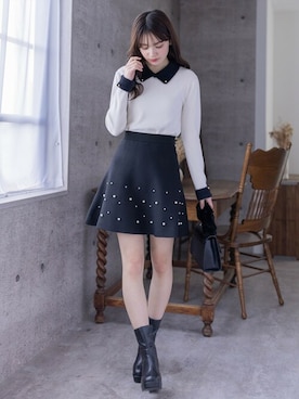 clear(クリア)さん（レディース・161cm）の冬コーディネート