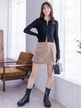 clear(クリア)さん(レディース・161cm)の冬コーディネート