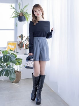 clear(クリア)さん（レディース・158cm）の冬コーディネート