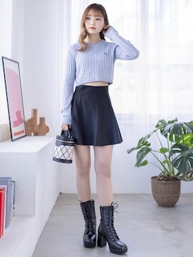 clear(クリア)さん（レディース・158cm）の冬コーディネート