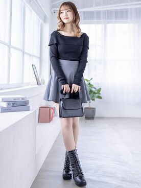 clear(クリア)さん（レディース・158cm）の冬コーディネート