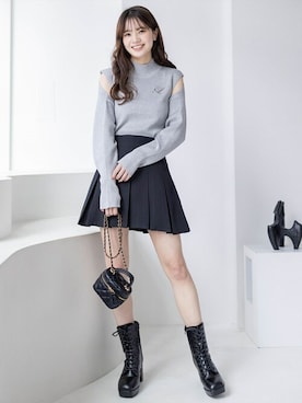 「おでかけコーデ」｜「アイテム（アンサンブル）」を使った、clear(クリア)さん（レディース・161cm）の冬コーディネート