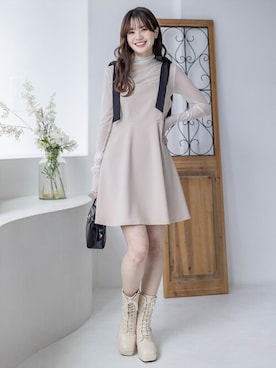 clear(クリア)さん（レディース・161cm）の冬コーディネート