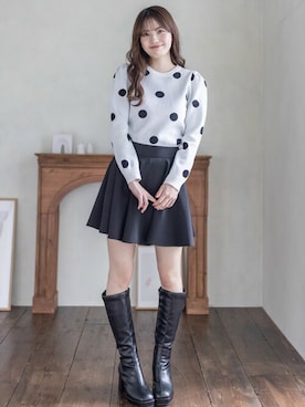 clear(クリア)さん(レディース・161cm)の冬コーディネート