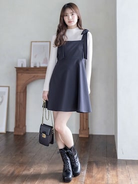 clear(クリア)さん（レディース・161cm）の冬コーディネート