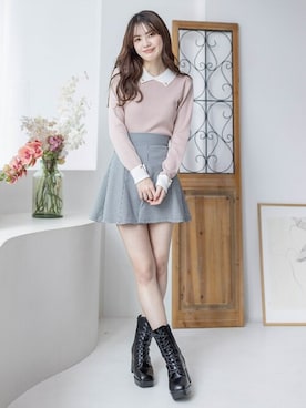 clear(クリア)さん（レディース・161cm）の冬コーディネート