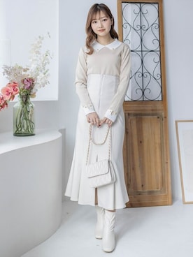 clear(クリア)さん（レディース・158cm）の冬コーディネート