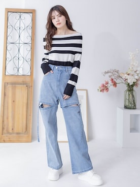 clear(クリア)さん（レディース・161cm）の冬コーディネート