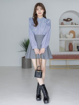 clear(クリア)さん（レディース・161cm）の冬コーディネート