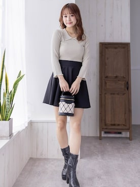 clear(クリア)さん(レディース・154cm)の冬コーディネート