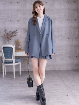 clear(クリア)さん(レディース・161cm)の冬コーディネート