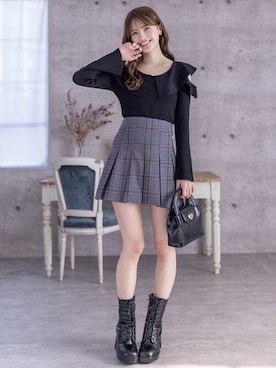 clear(クリア)さん（レディース・161cm）の冬コーディネート