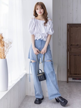 clear(クリア)さん（レディース・161cm）の春コーディネート