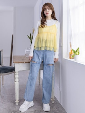 clear(クリア)さん（レディース・161cm）の春コーディネート