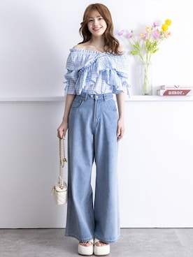 clear(クリア)さん（レディース・161cm）の春コーディネート