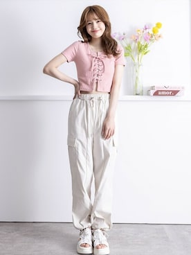 clear(クリア)さん（レディース・161cm）の春コーディネート