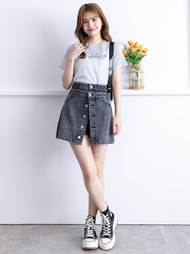 「スコート」｜clear(クリア)さん（レディース・161cm）の夏コーディネート