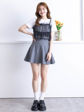 「プチブラ」｜clear(クリア)さん（レディース・161cm）の夏コーディネート