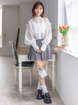 「プチブラ」｜clear(クリア)さん（レディース・158cm）の夏コーディネート