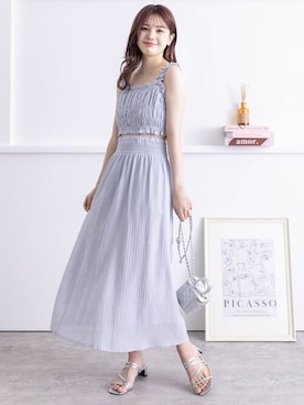 clear(クリア)さん(レディース・161cm)の夏コーディネート