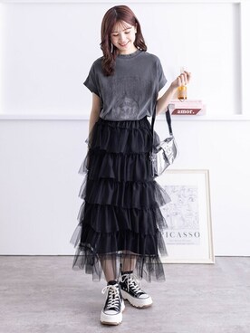 clear(クリア)さん（レディース・161cm）の夏コーディネート