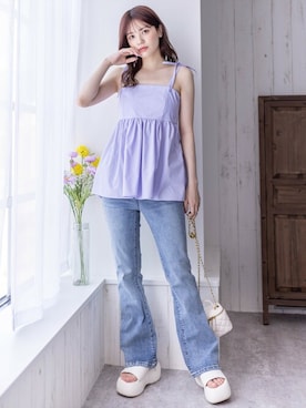 clear(クリア)さん（レディース・161cm）の夏コーディネート