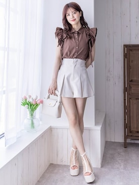 clear(クリア)さん(レディース・161cm)の夏コーディネート