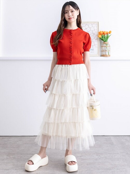 【大人の甘さが素敵♪】CHANEL   スカート 22AW☆すぐ届く! 【CHANEL シャネル】 スカート シルク 関税込