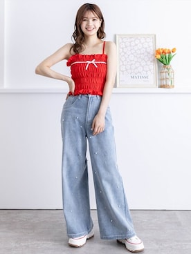 clear(クリア)さん（レディース・161cm）の夏コーディネート