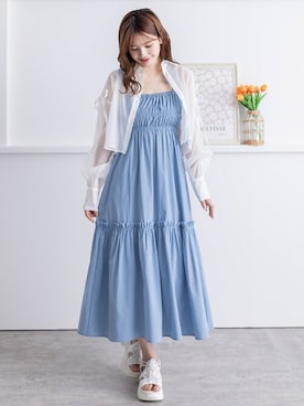 clear(クリア)さん（レディース・161cm）の夏コーディネート