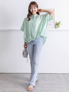 clear(クリア)さん（レディース・157cm）の夏コーディネート