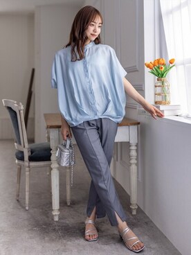 clear(クリア)さん（レディース・157cm）の夏コーディネート