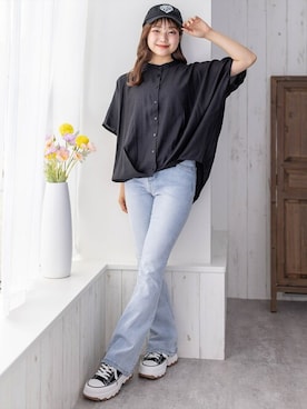 clear(クリア)さん（レディース・157cm）の夏コーディネート