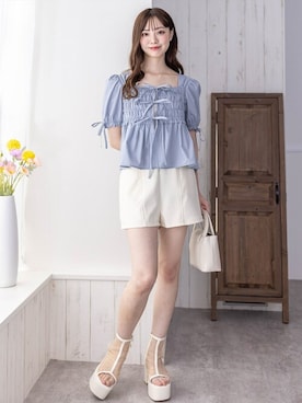 clear(クリア)さん（レディース・153cm）の夏コーディネート