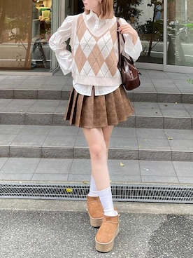 clear(クリア)さん（レディース・160cm）の秋コーディネート