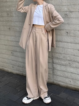 clear(クリア)さん（レディース・160cm）の秋コーディネート