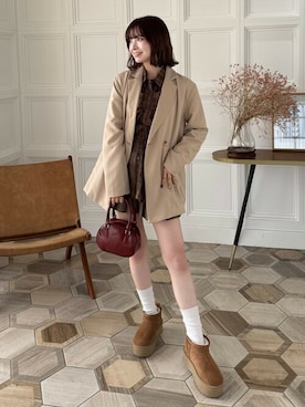 clear(クリア)さん（レディース・160cm）の秋コーディネート