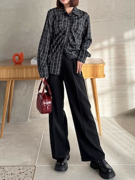 「clear（クリア）のアイテム（シューズ）」を使った、clear(クリア)さん（レディース・160cm）の秋コーディネート