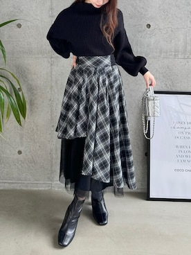 clear(クリア)さん（レディース・153cm）の冬コーディネート