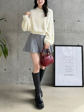 clear(クリア)さん(レディース・161cm)の冬コーディネート