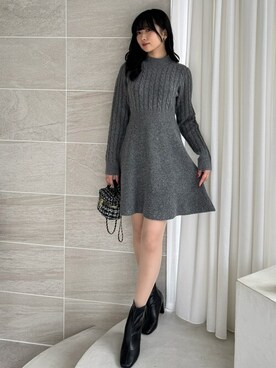 clear(クリア)さん（レディース・162cm）の冬コーディネート