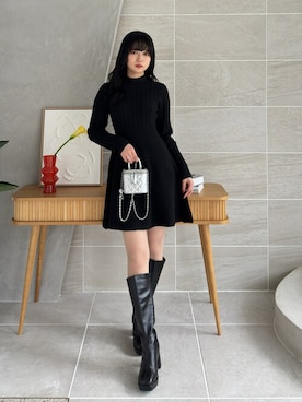 clear(クリア)さん（レディース・162cm）の冬コーディネート