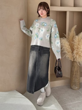 clear(クリア)さん（レディース・160cm）の冬コーディネート