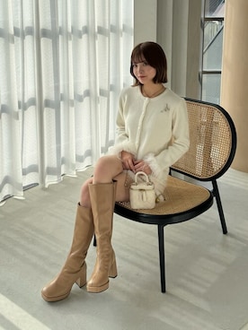 clear(クリア)さん（レディース・161cm）の冬コーディネート