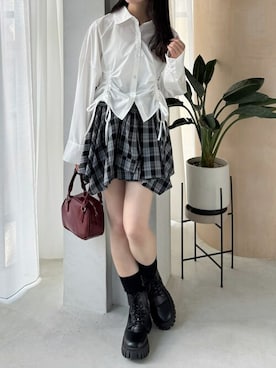 clear(クリア)さん（レディース・153cm）の冬コーディネート